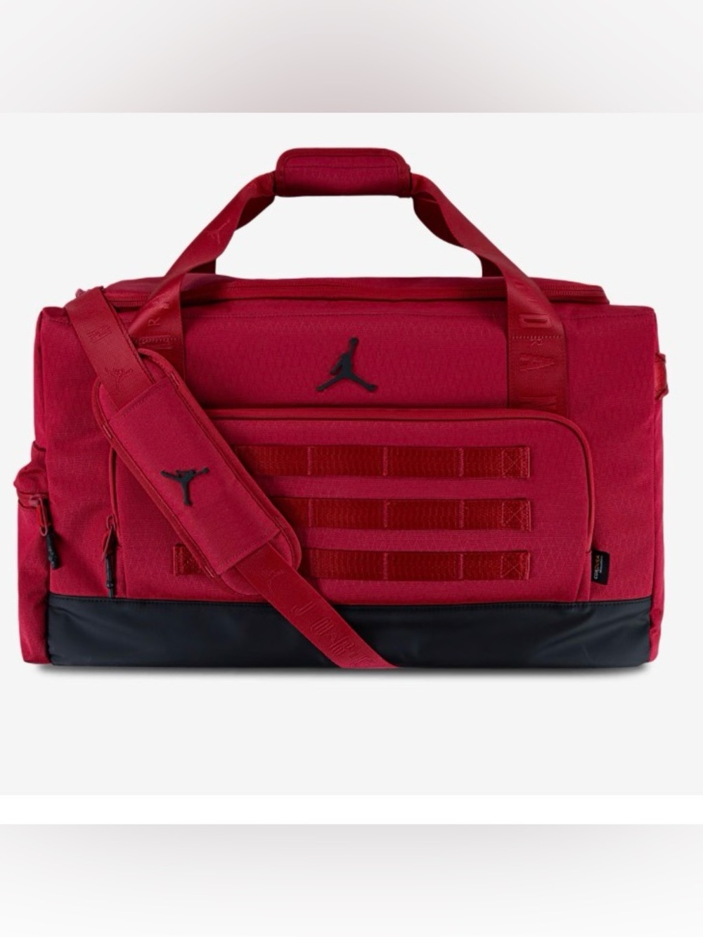 Jordan Red and Black Men's Duffel Bag